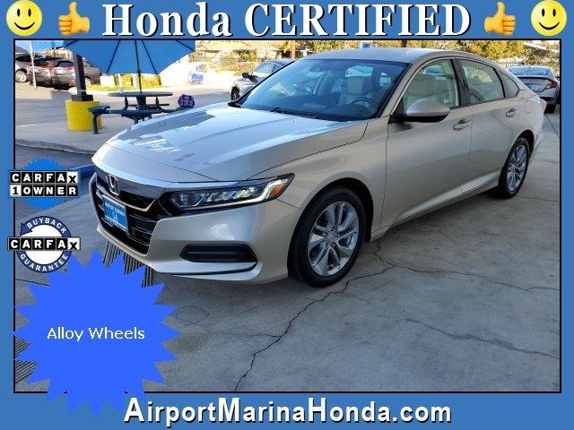 certified 2018 honda accord 1.5t lx los angeles, ca 90045 for sale in los angeles, california