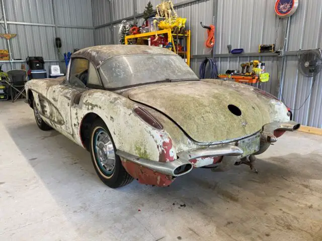 1959 corvette project car needs restoration v8 hot rod 1958 1960 c1 ncrs