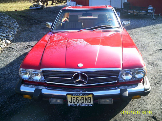 1988 mercedes-benz sl-class 2-door coupe convertible (celebrity owned)