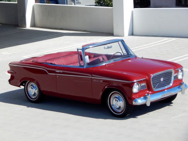 1960 studebaker lark regal viii convertible v8 low miles automatic transmission