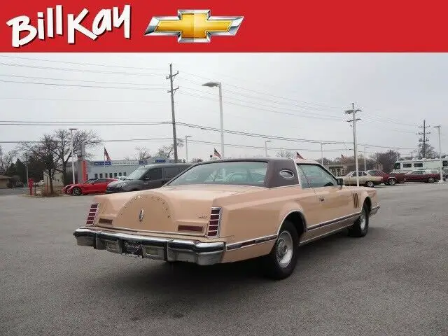 1977 lincoln continental mark v 85728 miles peach 2 dr sedan other other