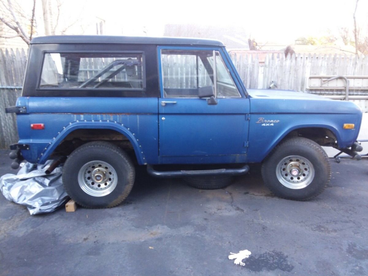 1972 bronco project - runs, good title