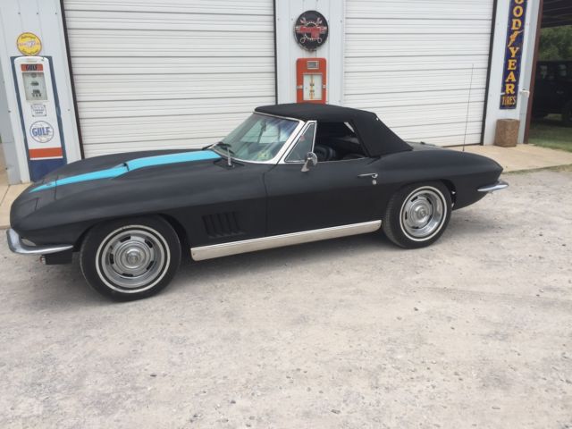 67 327 350hp 4 speed numbers matching short block also a/c and leather