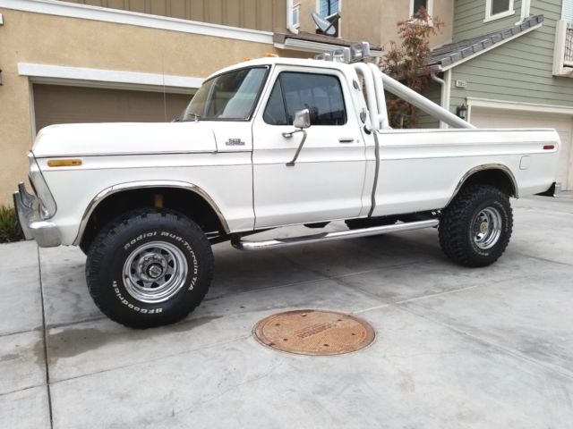 1977 ford f-250 4x4 ranger automatic runs good california truck 4wd f250 77 76