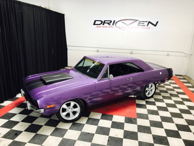 wow gorgeous plum crazy dodge dart swinger v8 a body mopar video