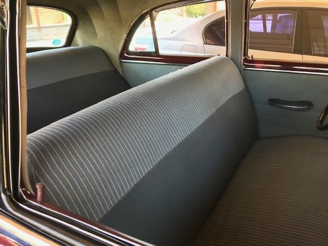 1952 chevrolet deluxe, 6 cyl., power glide, 4-dr sedan, burgundy/black