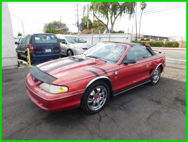 c 1994 ford mustang used 3.8l v6 12v automatic convertible no reserve