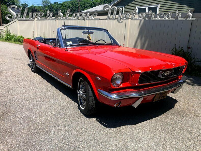 1966 red convertible v8 all original one owner low miles great car