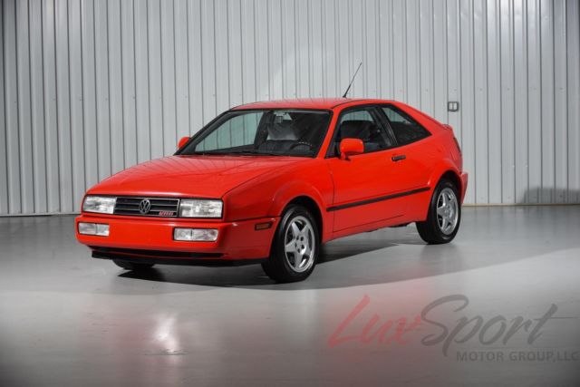 1993 volkswagen corrado slc vr6 coupe flash red 5-speed 82k all original paint!!