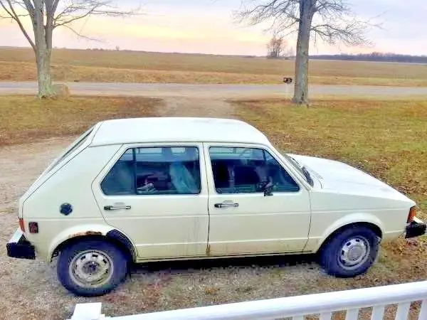 solid 1981 vw rabbit diesel l hatchback-rebuilt engine, over $2k in new repairs