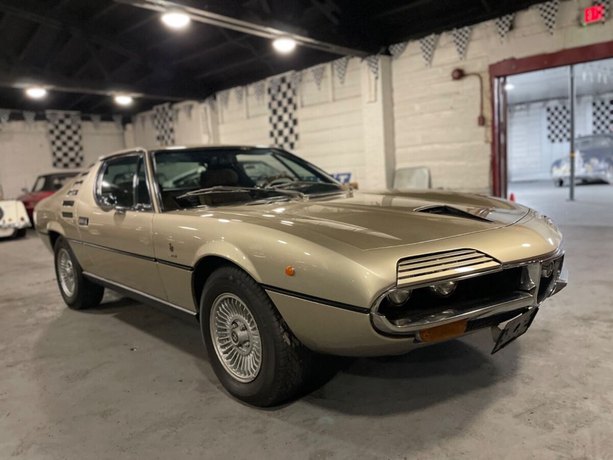 1972 alfa romeo montreal 2.6l v8 engine 5-speed zf transmission great driver