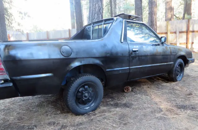 rare 1986 subaru brat awd a/c t-top split roof sliding glass back 86 low reserve