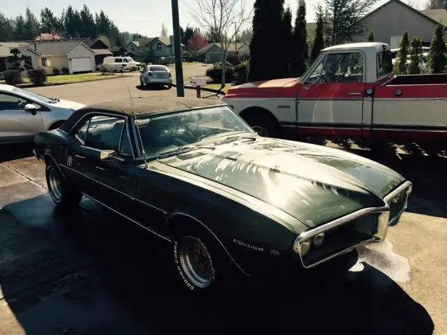 1967 pontiac firebird base coupe 2-door 5.3l