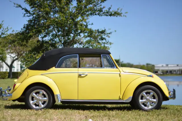 1965 volkswagen beetle convertible "body/pan off restoration"