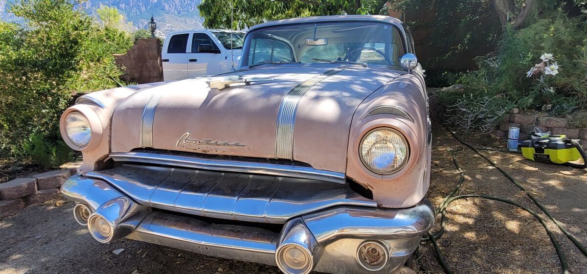1956 pontiac star chief sedan white