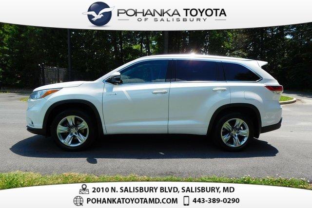 used 2014 toyota highlander limited hybrid salisbury, md 21801 for sale in salisbury, maryland