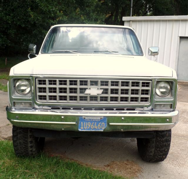 silverado a/c k 10 4x4 swb truck new 35's & wheels c-10 c/k 1500 k10 k20