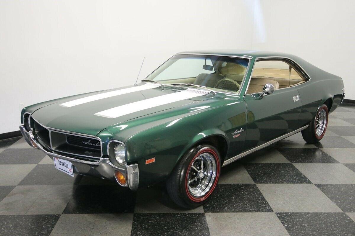 1968 amc javelin sst enhanced version of the correct v8