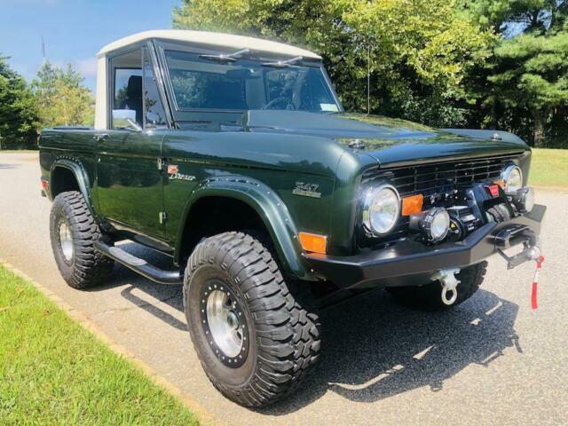 1968 ford bronco half cab restored