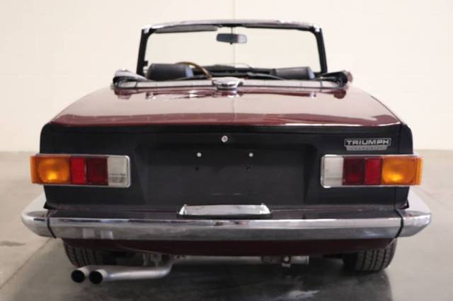 1972 triumph tr6 with overdrive 0 maroon convertible i6 2.5l manual 6-speed