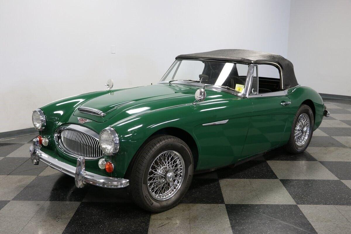 1967 austin healey 3000 mark iii bj8 drop rag top 77986 miles