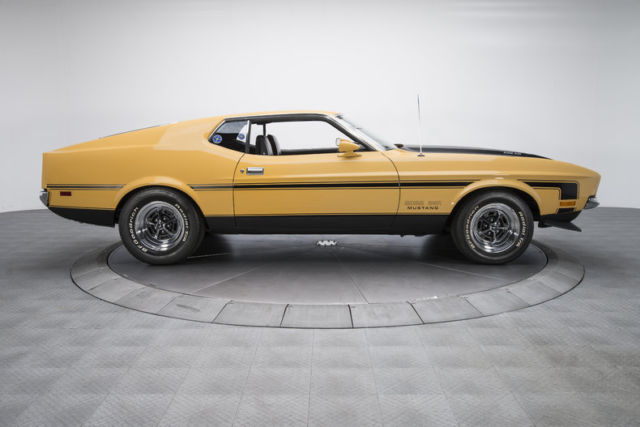 1971 ford mustang boss 351 78,704 miles medium yellow gold coupe 351 v8 4 speed