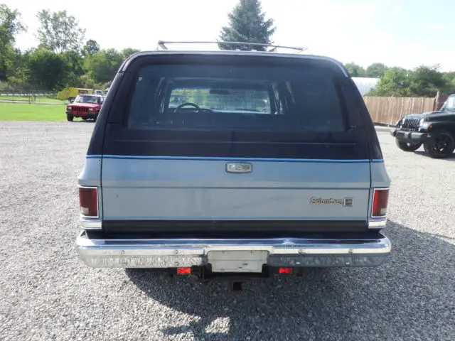 1984 chevrolet suburban chevy 4x4 3/4 ton rust free k20 barn find project