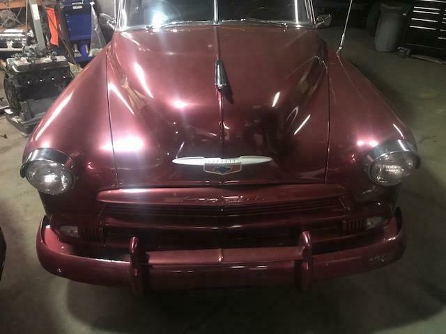 1951 chevy sedan old school built cruiser
