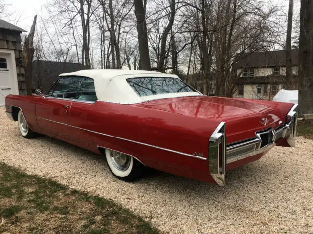 1966 cadillac deville convertible survivor all same famous owner 45 years look!