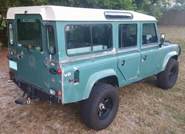 1985 land rover defender 110 station wagon 5-door v8 manual left hand drive lhd
