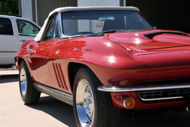 extremely rare 1966 corvette factory air condition 4 speed roadster 1 of 1382