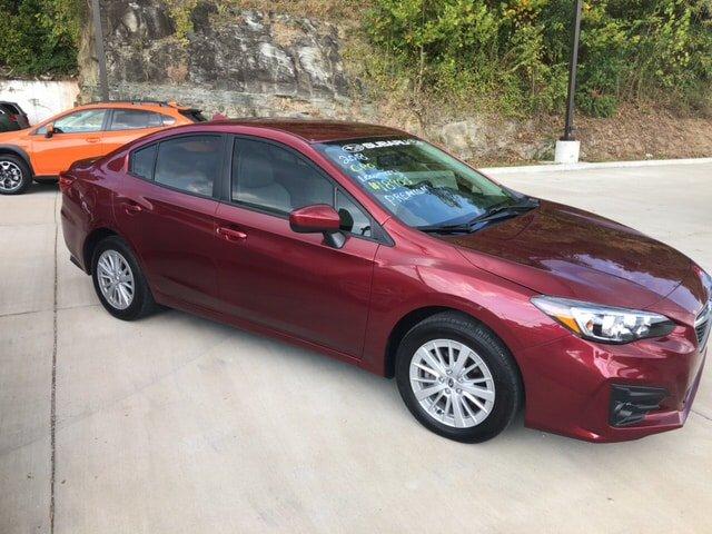 certified 2018 subaru impreza 2.0i premium sedan parkersburg, wv 26101 for sale in parkersburg, west virginia
