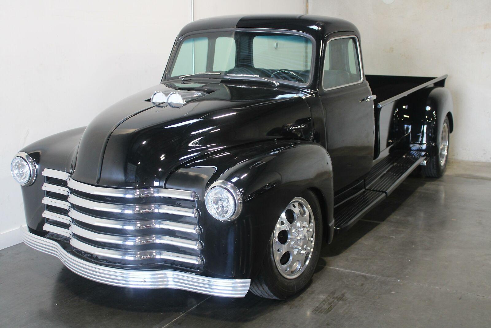 1950 chevy pickup automatic black 502 big block 10 foot bed