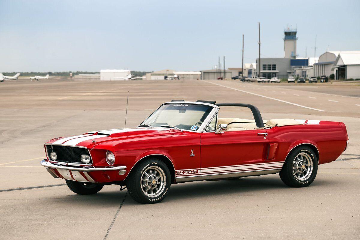 1968 ford mustang gt350r convertible tribute 196 miles red