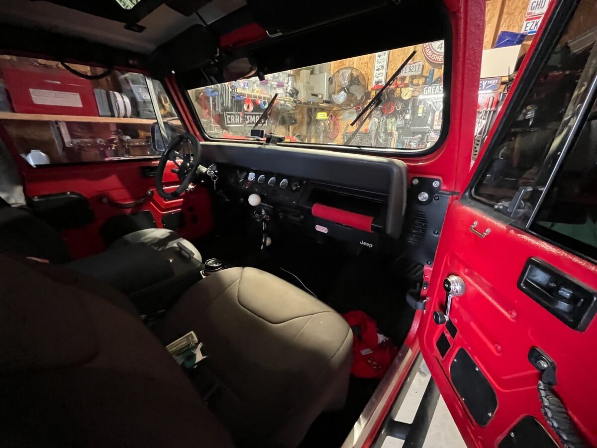 1989 jeep wrangler yj v8 swapped with jeg crate motor 5.7 vortec