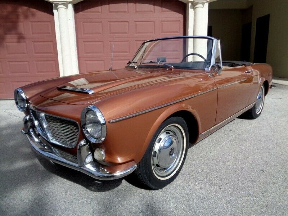 1962 fiat 1200 spider "vetture speciali" with rare hard top