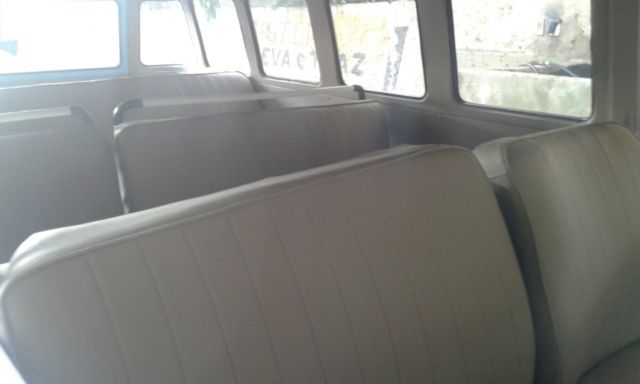 volkswagen kombi t1 - minivan white and blue perfect status