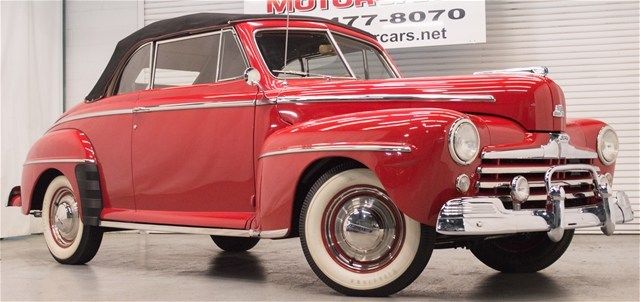 antique collectors classic car excellent condition over drive conv. power top