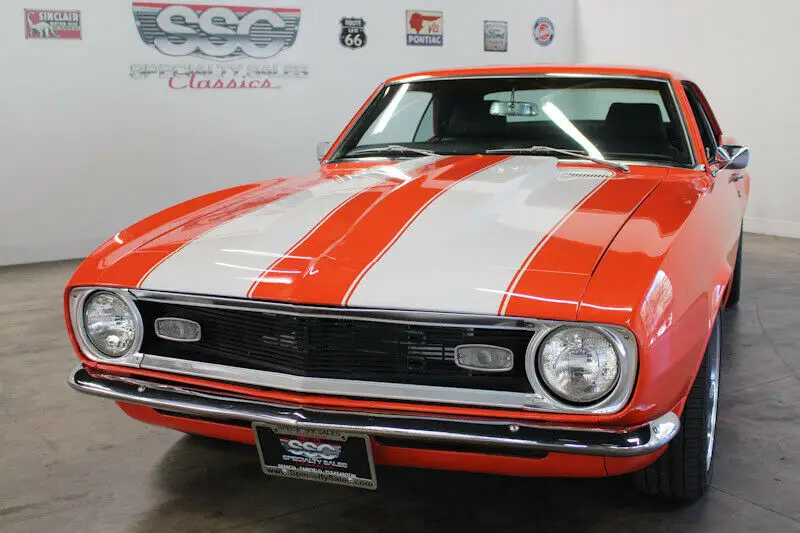 1968 chevrolet camaro 24419 miles orange coupe