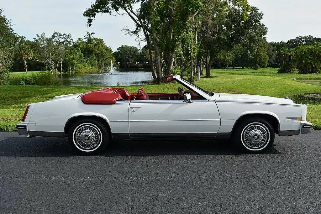 impressive rare 1984 cadillac biarritz convertible 4.1l 50 ks auto a/c ps pb wow