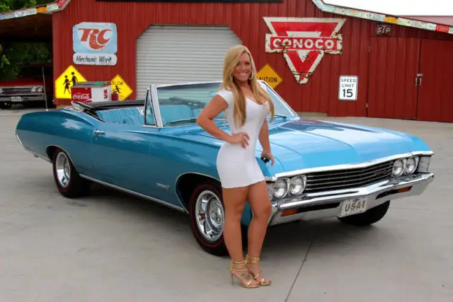 1967 chevy impala ss 396 convertible #s matching 396 build sheet protecto plate