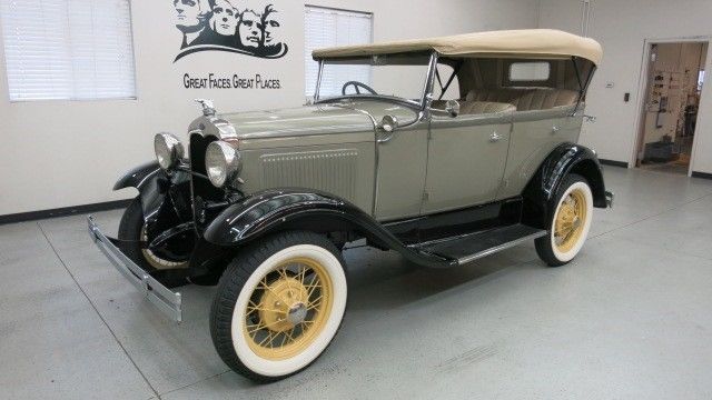 "rare" !!...(** right hand drive) 1930 ford model a "phaeton" 4 dr. convertible