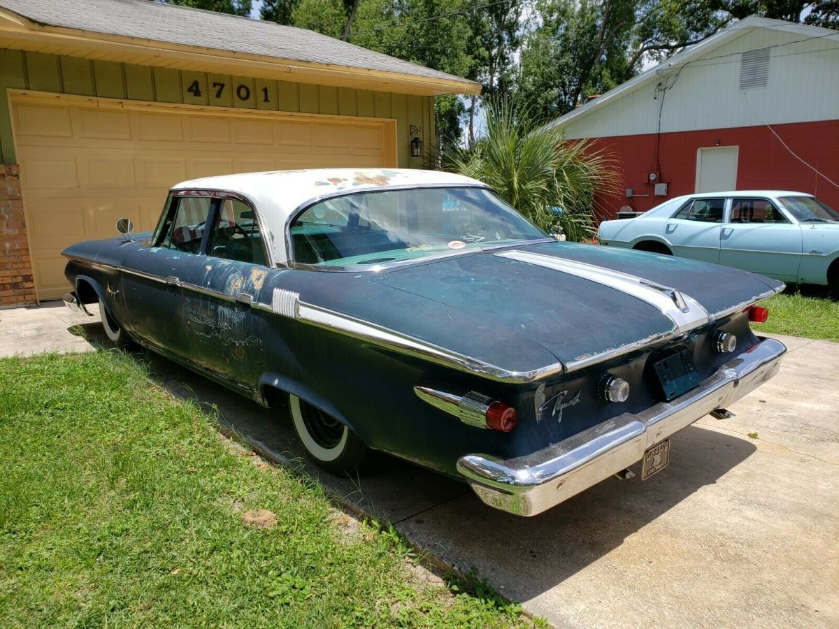 1961 plymouth fury sedan 61 solid running car v-8 a/c florida forward look