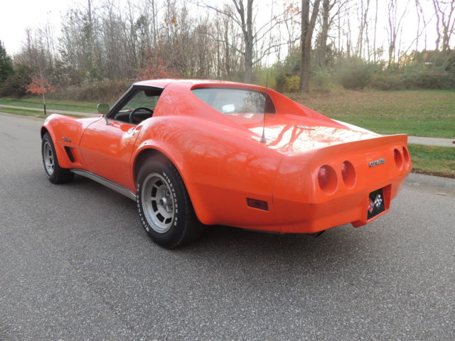 orange flame paint code 70 numbers matching !rare 4 speed! t-top rare yj8 option