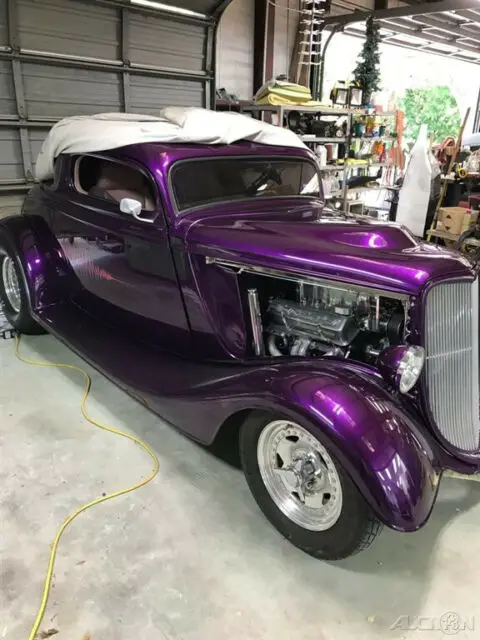 34 ford 3 window coupe 350 chevy gas th 400 automatic mallory electric fuel pump