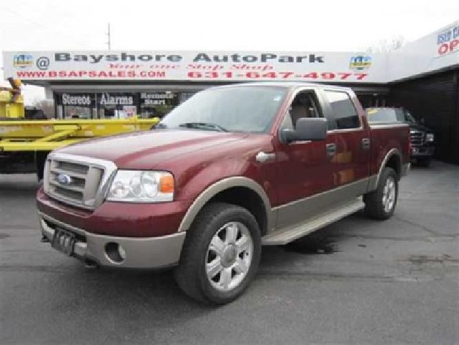 used 2006 ford f-150 supercrew 139 inch king ranch 4wd 4x4 truck, 101,581 miles in saint james, ny