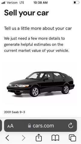 2001 saab 9-3 base