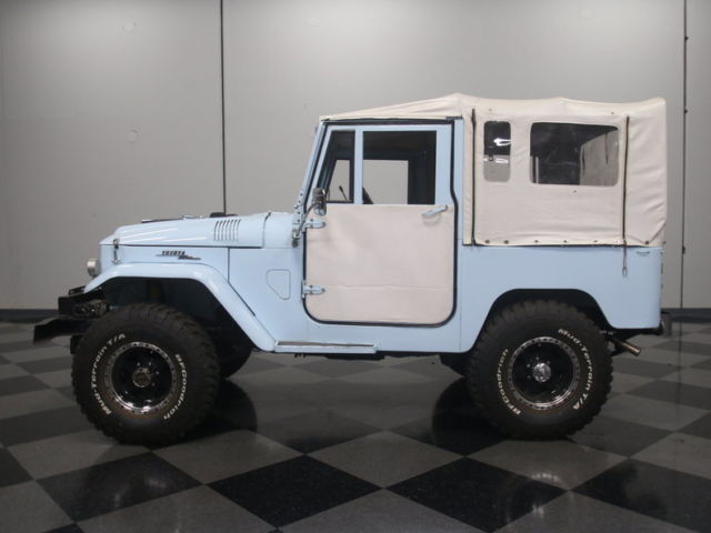 rock-solid fj40, nicely restored, 2" lift, bulletproof straight 6, soft top!!!