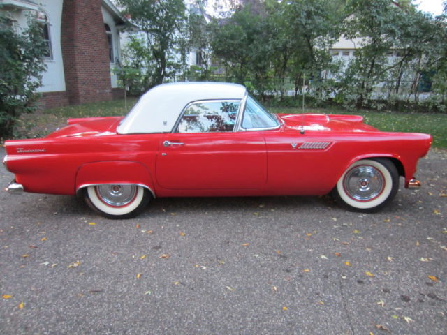 1955 ford thunderbird tbird convertible 2-door 292 cu in