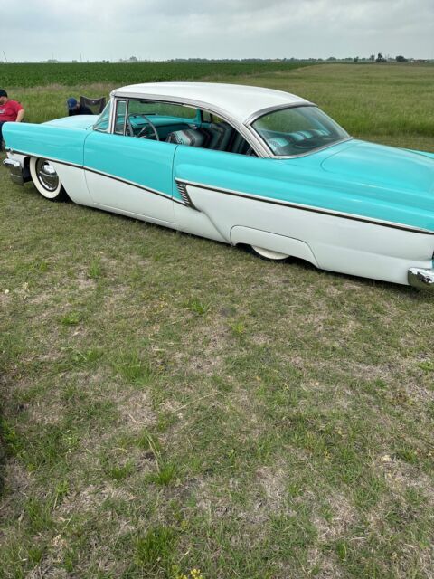 1956 mercury monterey coupe blue rwd automatic